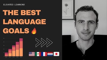 The Best Language Learning Goals