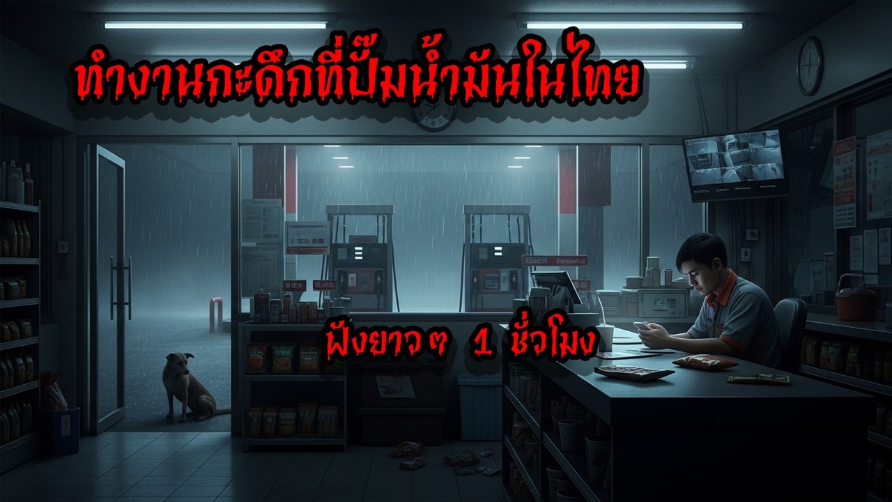 ทำงานกะดึกที่ปั๊มน้ำมันในไทย | TuNaเล่าเรื่อง