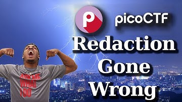 PicoCTF Walkthru [92] - Redaction Gone Wrong