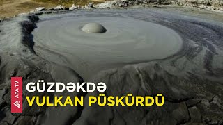 Güzdək Bozdağı palçıq vulkanında püskürmə 9 dəqiqə davam edib– APA TV