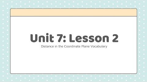 GEO A - Unit 7: Lesson 2 Vocabulary