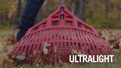 Garant Ultra-Light leaf rake, TPE handle