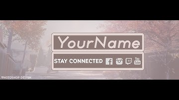 FREE Twitter Header banner template#42 | Photoshop + Tutorial