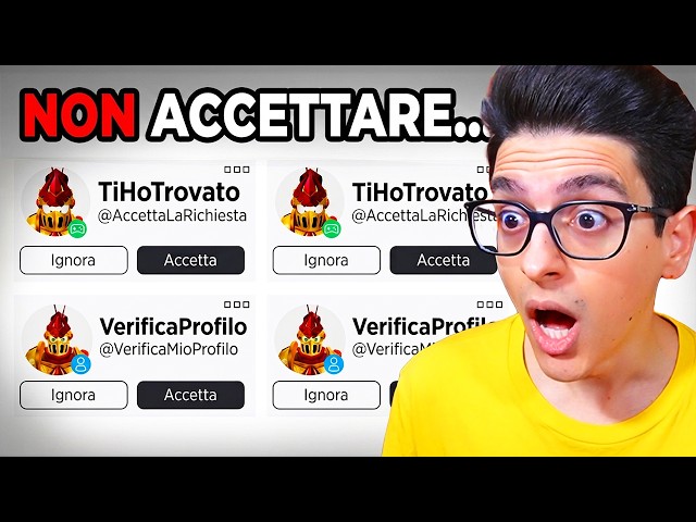 Queste richieste di amicizia su Roblox sono PERICOLOSE...