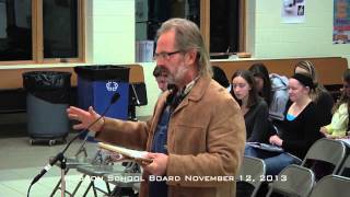 Hudson School Board November 12, 2013