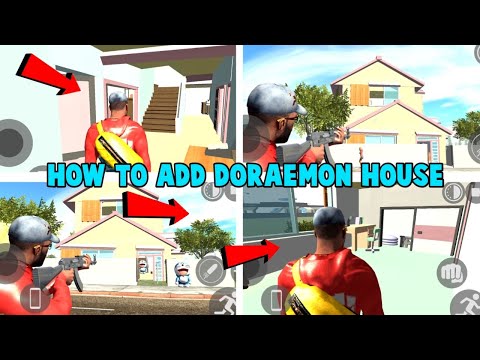 HOW TO ADD DORAEMON HOUSE IN INDIAN BIKE DRIVING 3D 💯 REAL 🤗🔥🤔