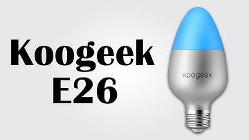 Koogeek E26 - Smart lighbulb / 16 million colors / Support for Siri voice control