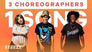 3 Dancers Choreograph To The Same Song - Ft. Bailey Sok, Josh Price, & Julian DeGuzman | STEEZY.CO