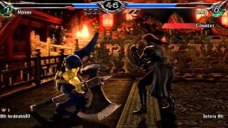 Soul Calibur 5 : Moises (played by Malek) vs Jenna (Seferia)