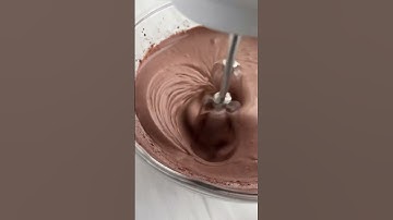 Thumbnail of Chocolate whipped cream frosting! #frosting #chocolate #whippedcream