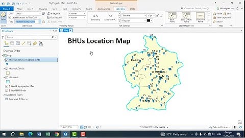 How to locate Coordinates on Map in GIS|| Location Map in ArcGIS Pro