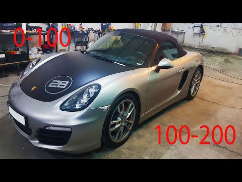 Βόλτα με το Porsche Και Μέτρηση Με Το Dragy 0-100khm 100-200khm 0-400m Car Vlog 03