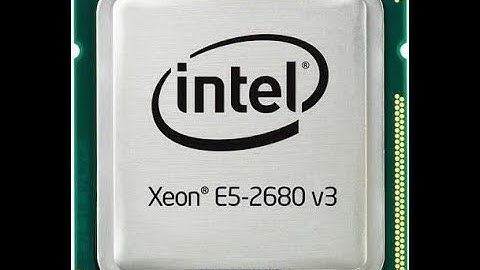 E5-2680V3-B Intel Xeon E5-2680 v3 12 Core 35MB L3 Cache 2.50GHz Processor Broadwell #E52680V3B