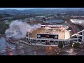 Oregon State implodes their football stadium