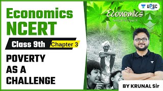 Economics NCERT | Class 9 | Chapter 3 |  POVERTY AS A CHALLENGE | Krunal P Thakor