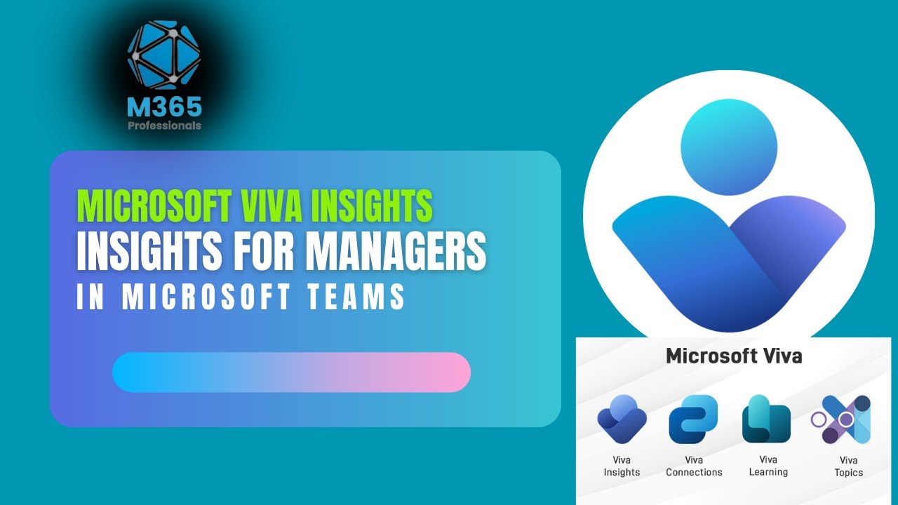 Microsoft Viva Insights Insights for managers in Microsoft Teams - YouTube