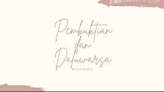 Pembuktian dan Daluwarsa dalam Hukum Perdata