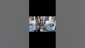 CNC double head chamfering machine for finishing the aluminum tubes
