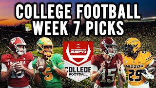 College Football Week 7 Picks &amp; Predictions
