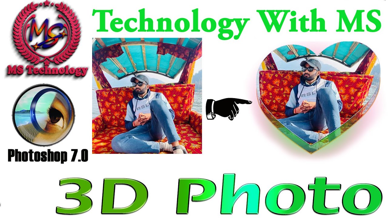 How To Make 3D Photo In Photoshop viral youtube photoshop editing how-to-make-3d-photo-in-photoshop-viral-youtube-photoshop-editing