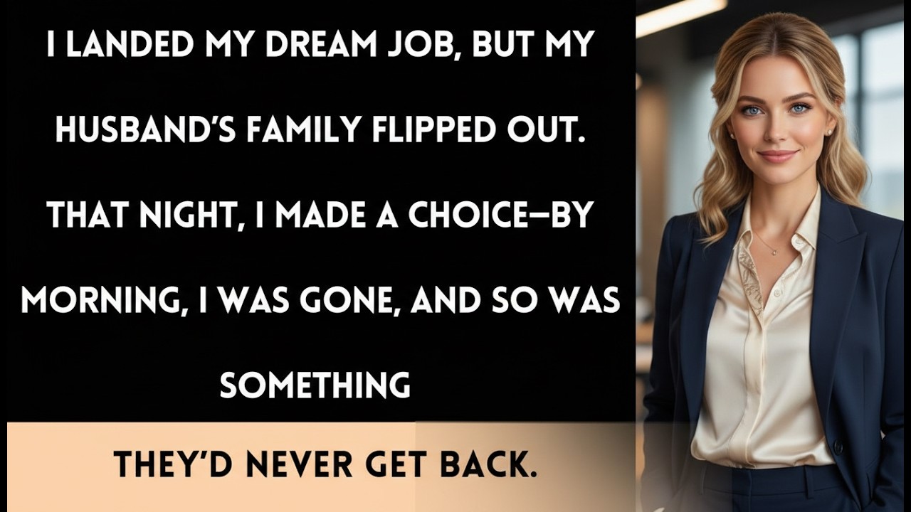 I Landed My Dream Job—They Panicked, and I Took Something They Can Never Get Back.