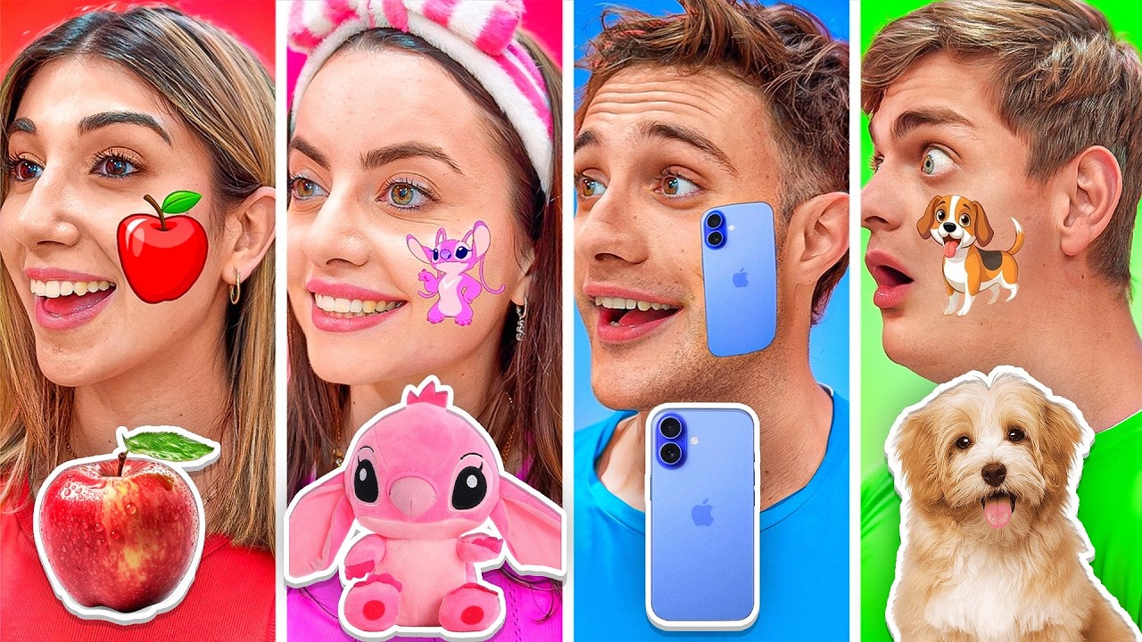 TI COMPRO TUTTO QUELLO CHE RIESCI A DISEGNARE SULLA FACCIA CHALLENGE CON I NOSTRI AMICI PER 24 ORE!