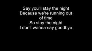 Green Day - Stay the night (Lyrics)