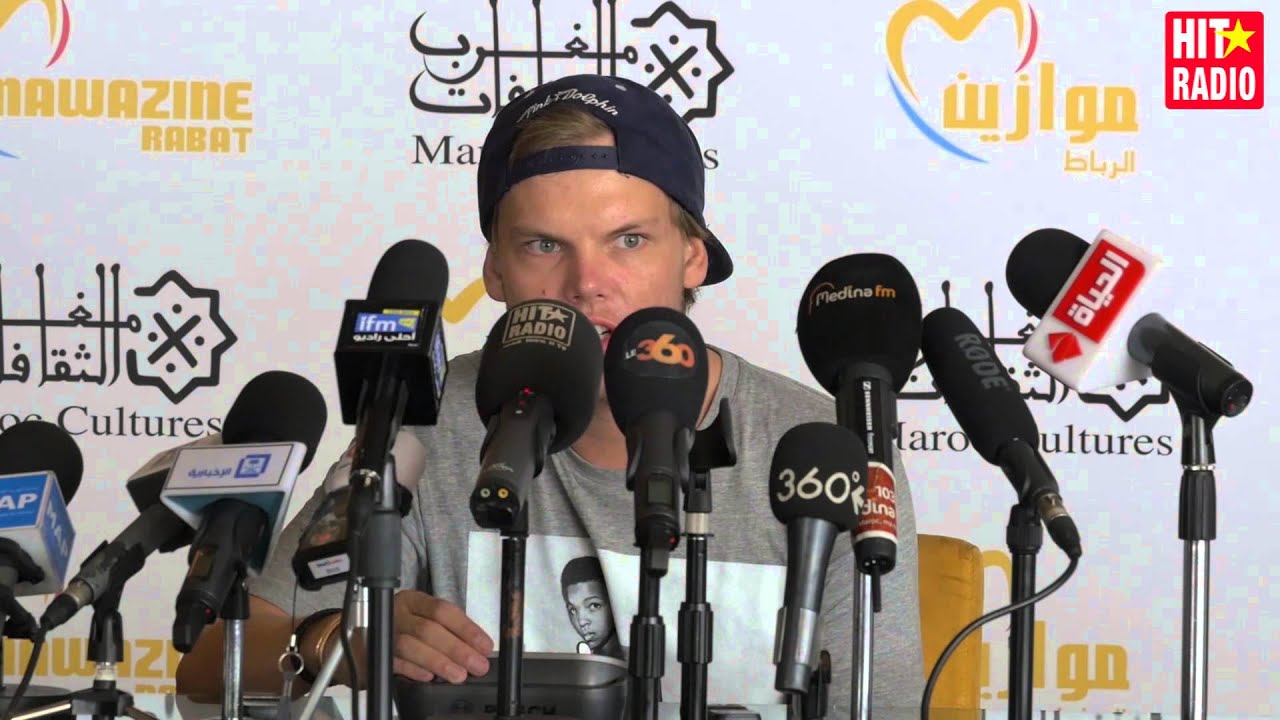 Conférence de presse avec Avicii à Mawazine 2015 sur HIT RADIO