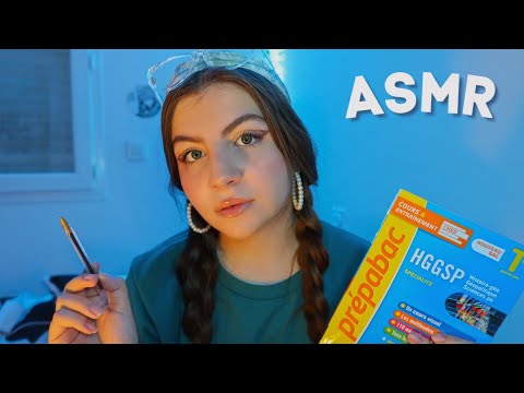 ASMR | Ton amie timide t'aide à réviser 🌸 (Roleplay)