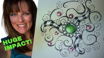 3 EASY Steps to DRAMATICALLY Improve your Zentangles (and ALL of your ART)!