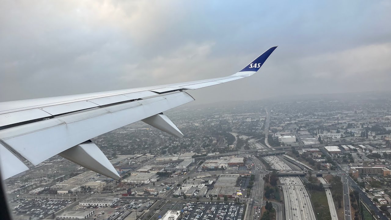 [4K] Full Flight | SAS A350-900 Copenhagen to Los Angeles