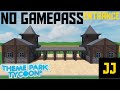 Roblox themepark tycoon 2  building a entrance  no gamepass