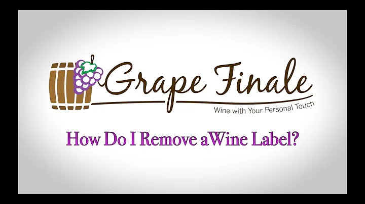 How to Remove Wine Labels From Bottles