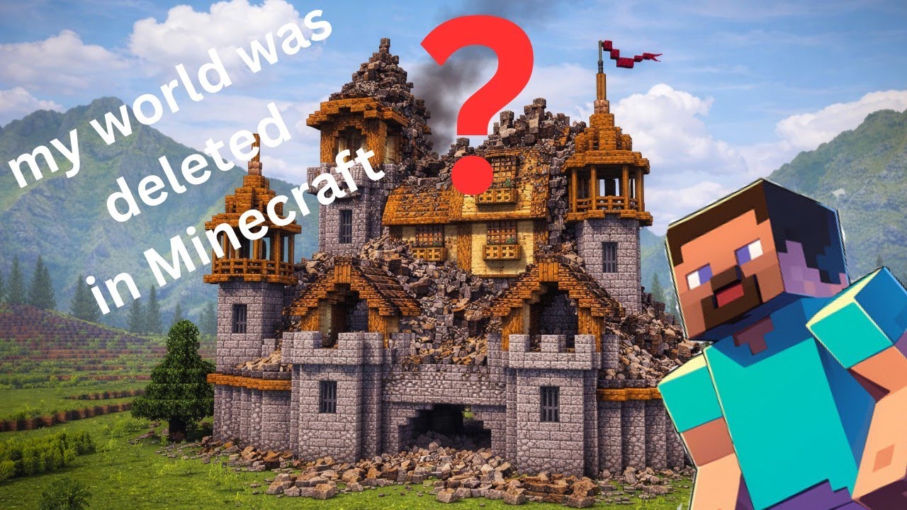 My world was deleted in Minecraft - YouTube
