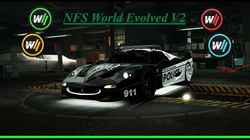 NFS World Evolved V2 daily challenge series (B class, win the race, 12 laps, F50) Skyline Memori