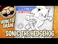 How to Draw SONIC (Sonic the Hedgehog) | Narrated Step-by-Step Tutorial