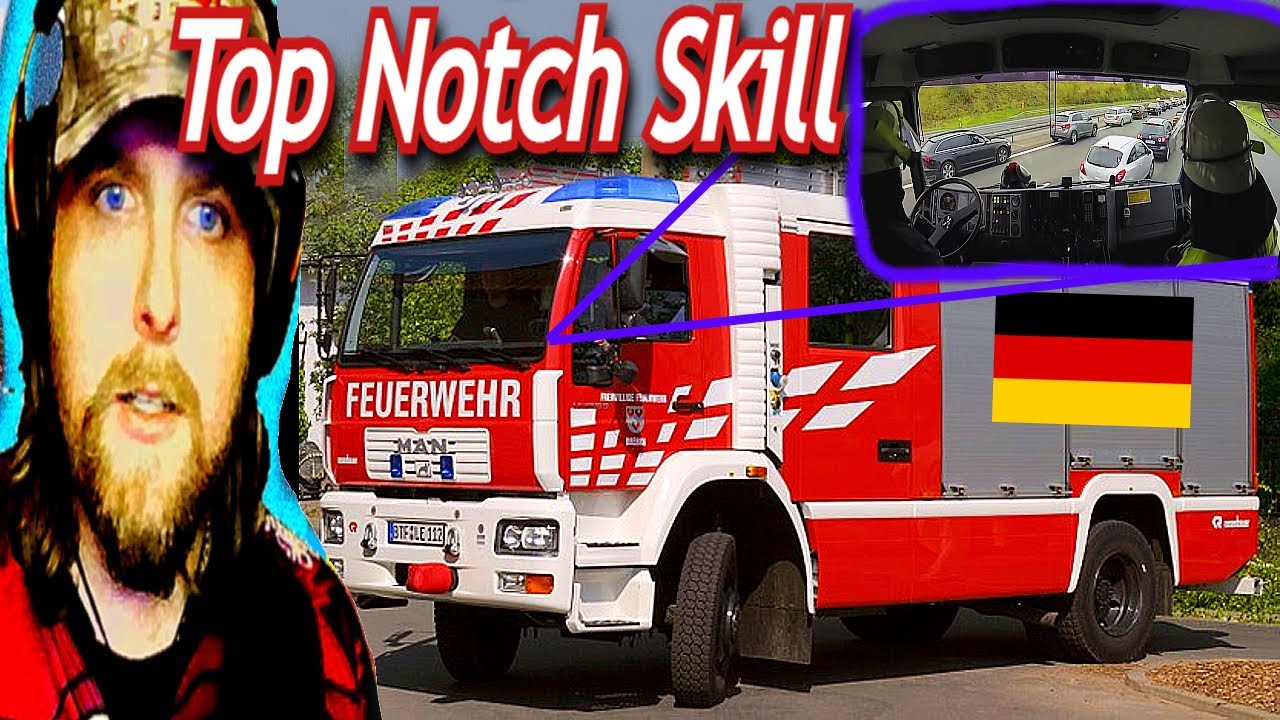 Американец отреагировал на невероятную реакцию немецких пожарных на возгорание автомобиля!