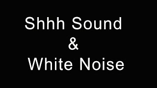Peaceful Colic Relief: 10 Hours Dark Screen Shushing Shh & White Noise - Relaxing Shhh Shush