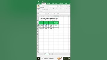 💵 Cash Flow Forecast in Excel | Track Income & Expenses Easily!