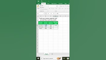 💵 Cash Flow Forecast in Excel | Track Income & Expenses Easily!