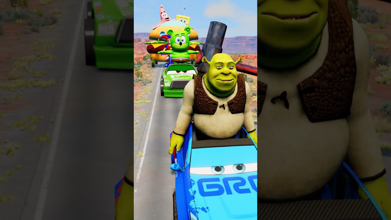 Funny & Weird Cars VS Hammer Creepy in BeamNG.drive