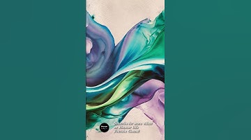 Vibrant Watercolor and Alcohol Ink Painting