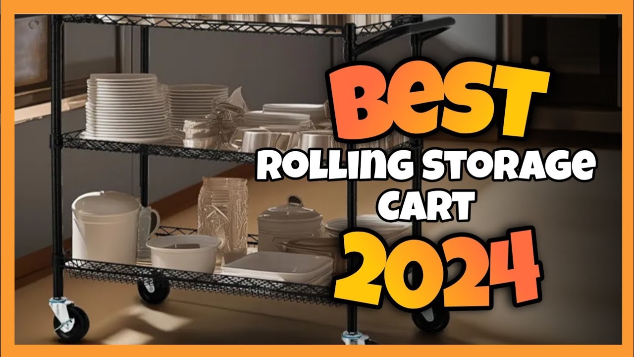 TOP 5:✅BEST ROLLING CARTS FOR STORAGE 2024-2025 
