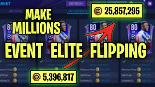 HOW TO MAKE MILLION BY EVENT ELITE FLIPPING || ELITE FLIPPING GUIDE || FIFA MOBILE