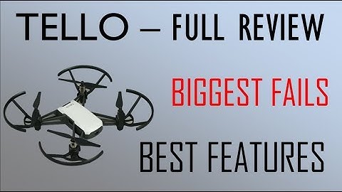 Half Chrome: The BEST Drone Under $100, The Ryze Tello Powered By DJI and Intel