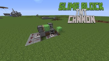 Minecraft Tutorial - Slime Block TNT Cannon :: Minecraft 1.8