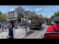 Fire Engine Ride on Main Street USA at Disneyland on June 5, 2022