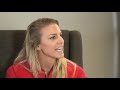 Julie Ertz sat down with Karina Leblanc to reflect on how she is still evolving on and off the field