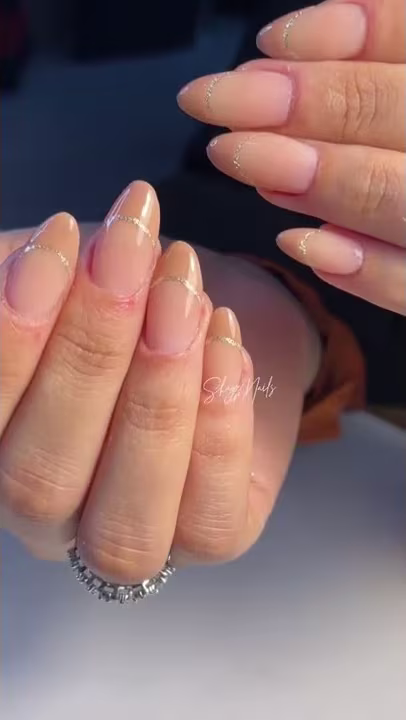 Nude French Nails اظافر فرنش نود