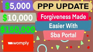 WOMPLY/FOUNTAINHEAD PPP Loan Forgiveness, Get Forgiveness Even Faster With SBA Portal screenshot 4